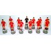 Subbuteo Andrew Table Soccer Tunisia only 12 figures,no bases,no box